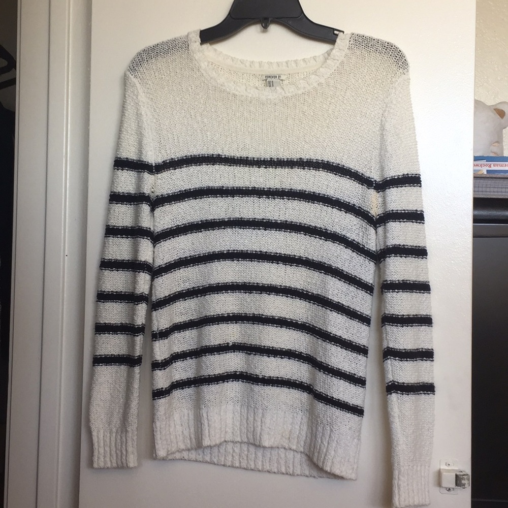 Ribbed Hem Sweater